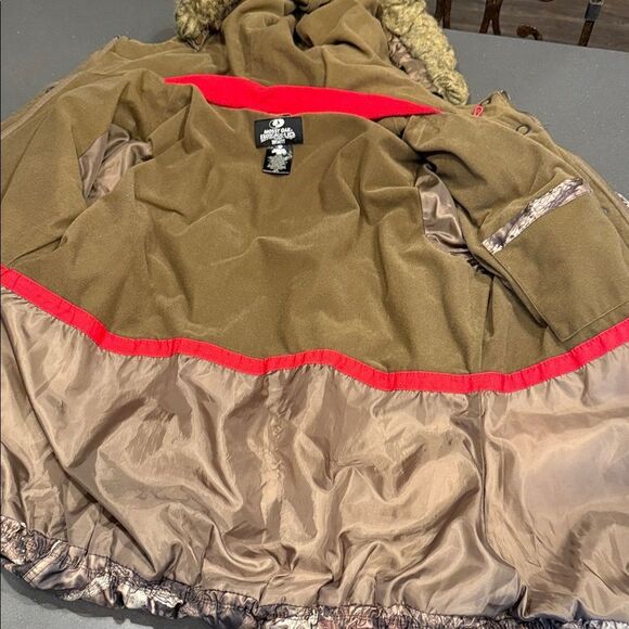 Mossy Oak Kids Camo Puffer Jacket with Hood - Picture 6 of 14